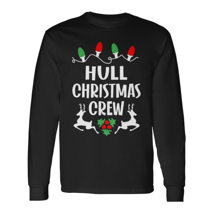 Hull Name Christmas Crew Hull Long Sleeve T-Shirt