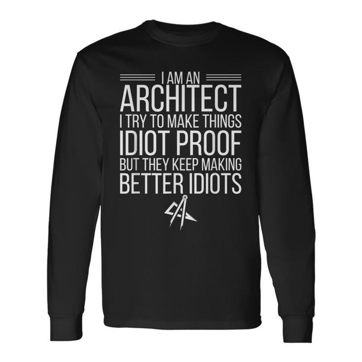 Ich Bin Ein Architekt Architekturarchitekten V2 Langarmshirts Geschenkideen