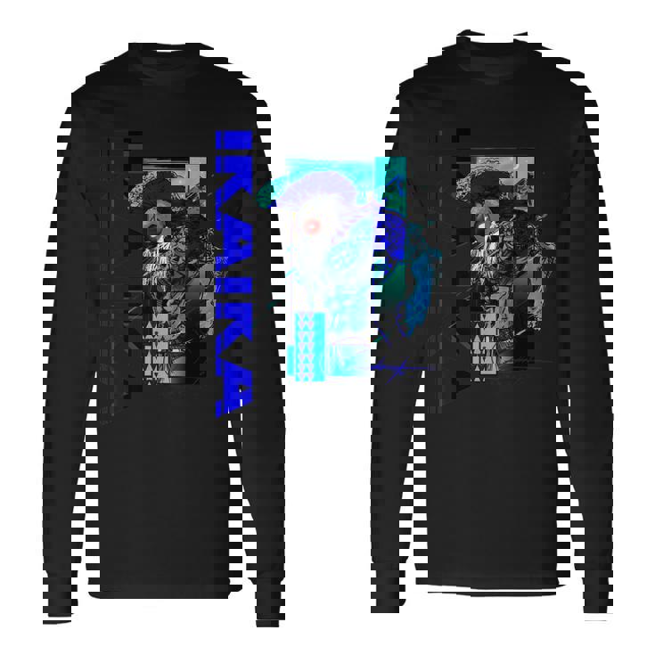 Ikaika Warrior By Micah_Moto Limited Blue Edition Long Sleeve T-Shirt T-Shirt