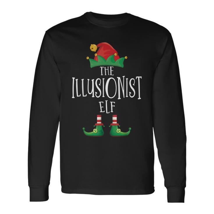 Illusionist Elf Familie Passender Pyjama Weihnachten Langarmshirts Geschenkideen