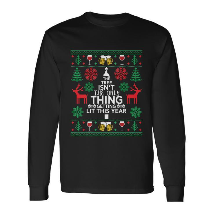 Ing Tree Beer Ugly Christmas Sweaters Long Sleeve T-Shirt