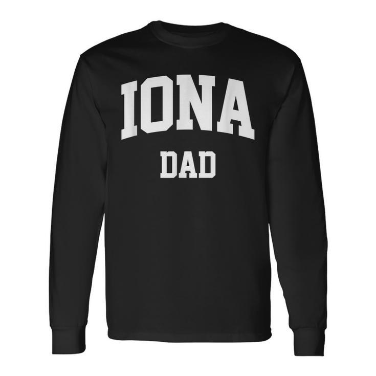 Iona Dad Athletic Arch College University Alumni Long Sleeve T-Shirt