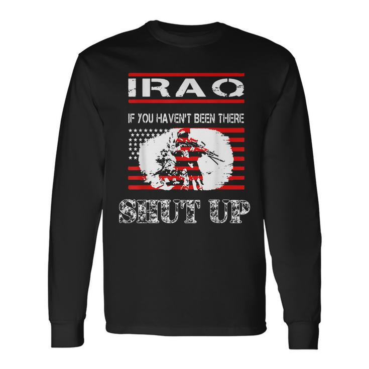 Iraq Veteran Soldier Military Desert Shield Long Sleeve T-Shirt Gifts ideas