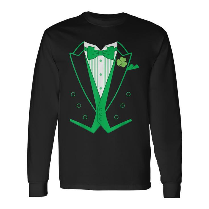 Irish Formal Tuxedo St Patricks Day Long Sleeve T-Shirt