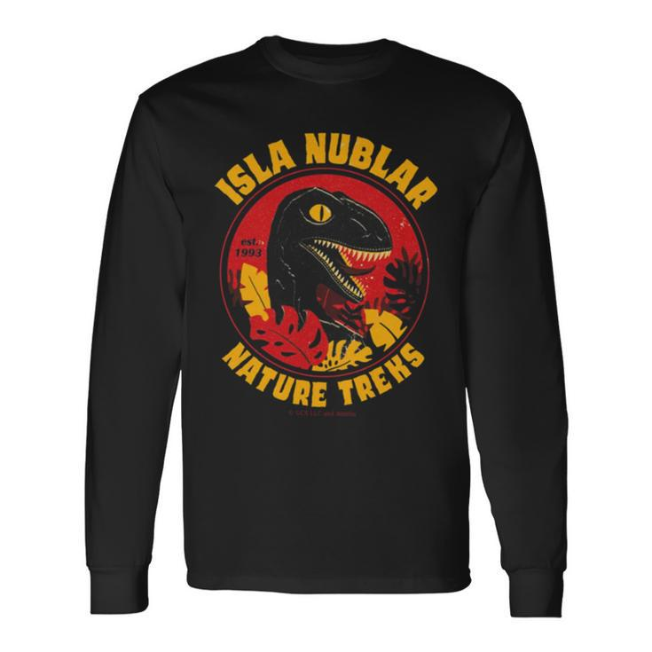 Isla Nublar Nature Treks Dinosaur Long Sleeve T-Shirt