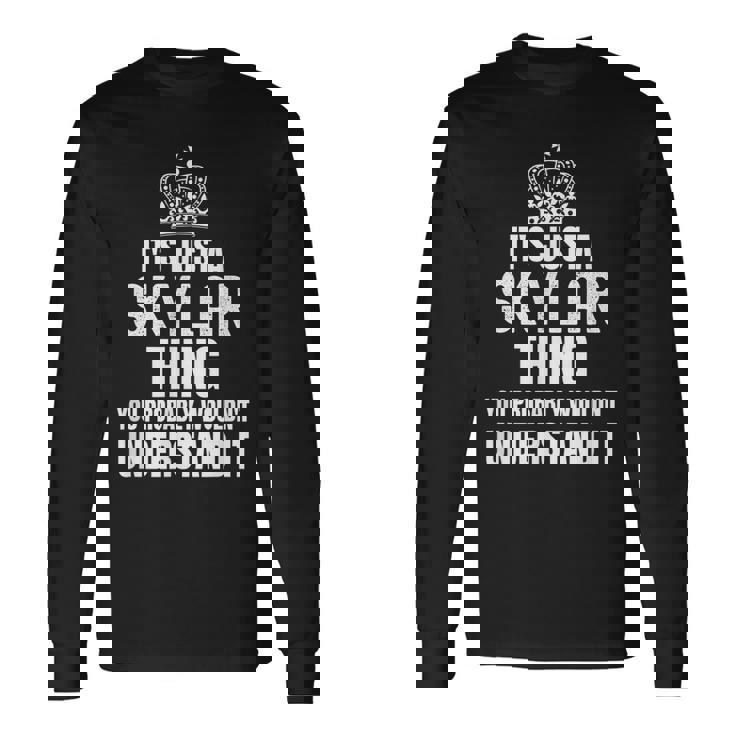 トップス 2006 PRADA graphic long sleeve T shirt Its A Prada Thing You Wouldnt Understand Long Sleeve T-Shirt