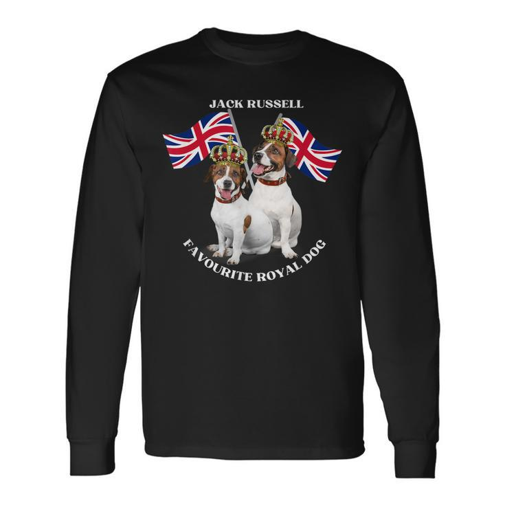 Jack Russell King Charles Coronation Celebration Memorabilia Long Sleeve T-Shirt T-Shirt