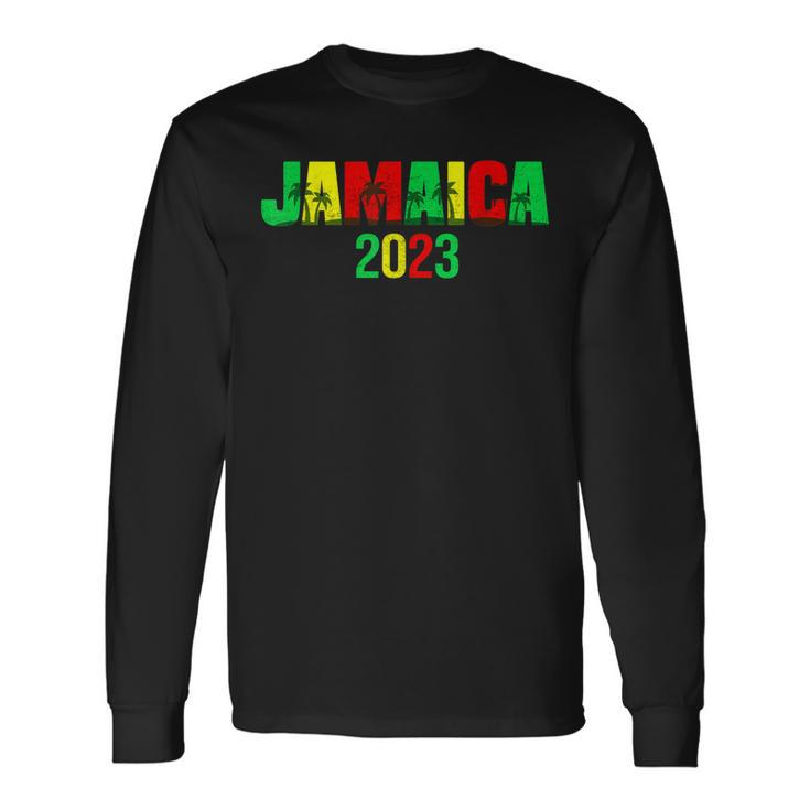 Jamaica 2023 Holiday Matching Group Vacation Trip Long Sleeve T-Shirt T-Shirt