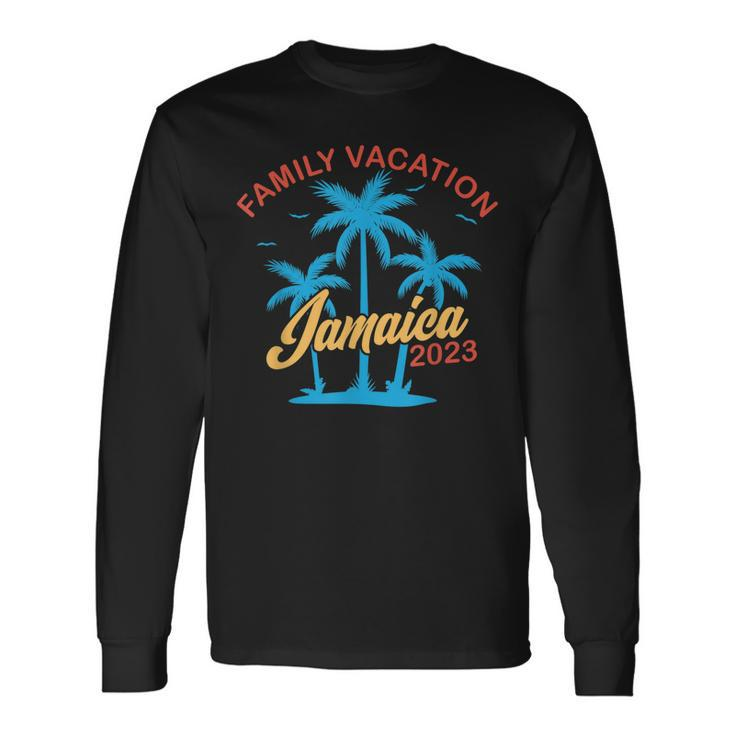 Jamaica Vacation 2023 Matching Group Summer Vacation Long Sleeve T-Shirt T-Shirt