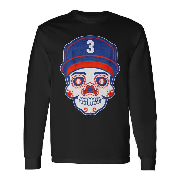 Jeremy Peña Sugar Skull Long Sleeve T-Shirt T-Shirt