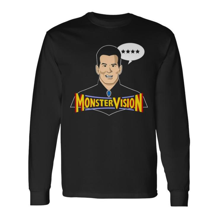 Joe Bob Briggs Monster Vision Long Sleeve T-Shirt
