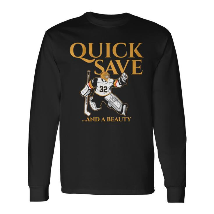 Jonathan Quick Las Vegas Quick Save Long Sleeve T-Shirt T-Shirt