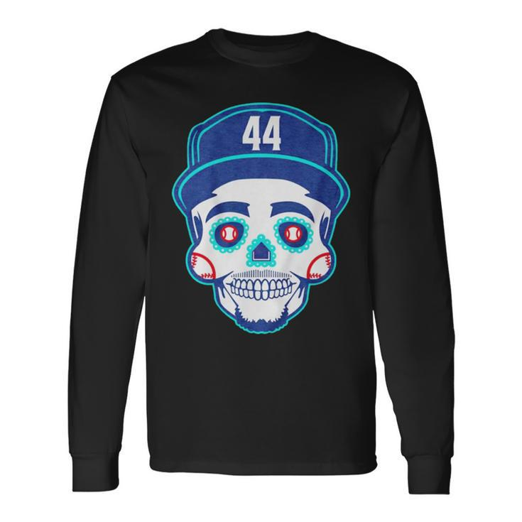 Julio Rodríguez Sugar Skull Long Sleeve T-Shirt T-Shirt Gifts ideas