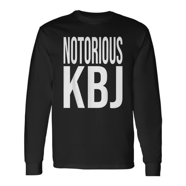 Ketanji Brown Jackson Notorious Kbj Men Women Long Sleeve T-Shirt T-shirt Graphic Print