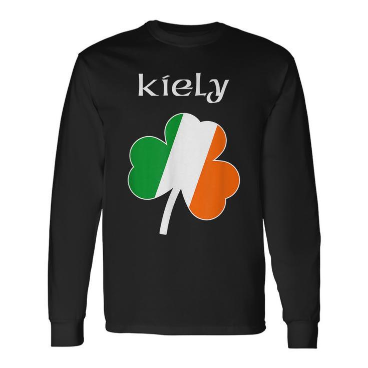 Kiely Reunion Irish Name Ireland Shamrock Long Sleeve T-Shirt