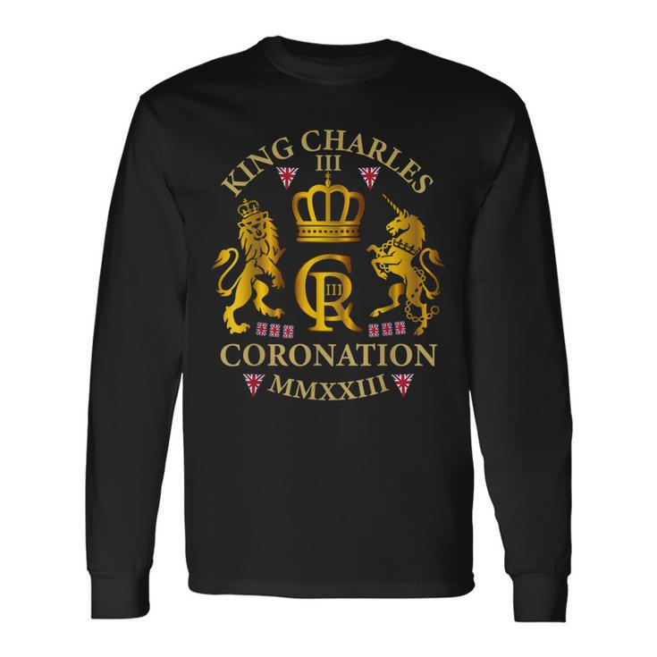 King Charles Iii British Monarch Royal Coronation May 2023 Long Sleeve T-Shirt T-Shirt