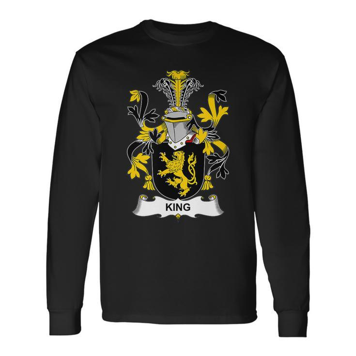 King Coat Of Arms Crest Long Sleeve T-Shirt