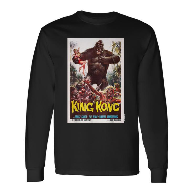 King Kong Movie Poster Vintage Long Sleeve T-Shirt T-Shirt