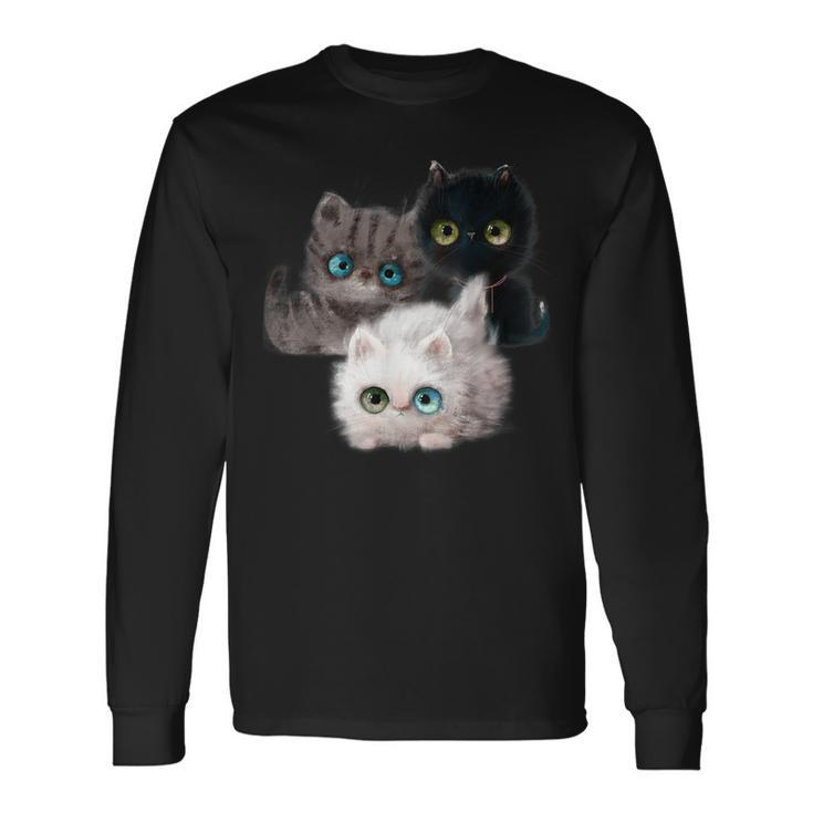 Kitten Lover Cute Kitten Cat Lover Cat Long Sleeve T-Shirt T-Shirt
