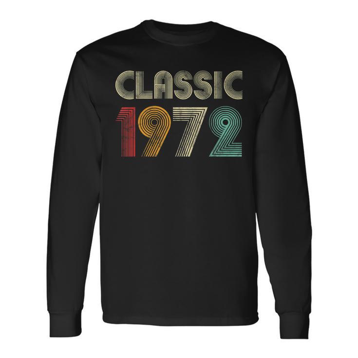 Klassisch 1972 Vintage 51 Geburtstag Geschenk Classic Langarmshirts Geschenkideen