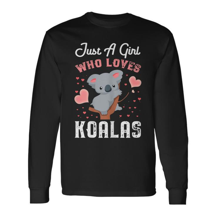 Koala Koalas Lover Koala Toddler Long Sleeve T-Shirt