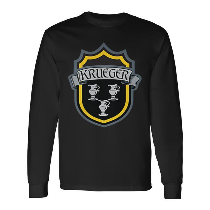Krueger Crest Long Sleeve T-Shirt T-Shirt Gifts ideas