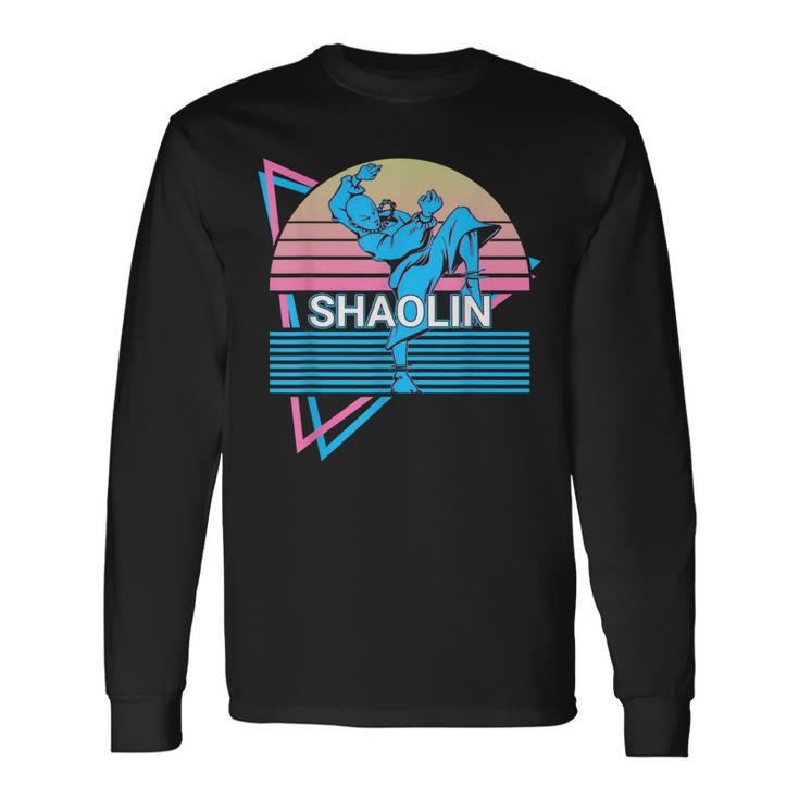 Kung Fu Retro Shaolin Long Sleeve T-Shirt T-Shirt Gifts ideas