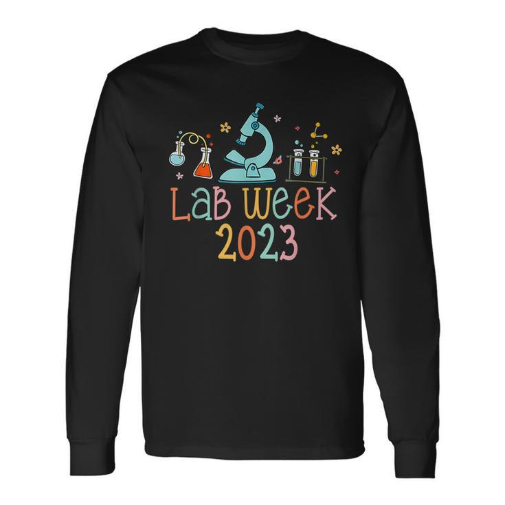 Lab Week 2023 Retro Medical Laboratory Tech Long Sleeve T-Shirt T-Shirt