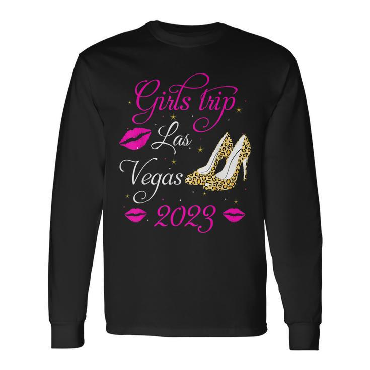 Las Vegas Girls Trip 2023 Girls Cruise Trip Matching Long Sleeve T-Shirt T-Shirt