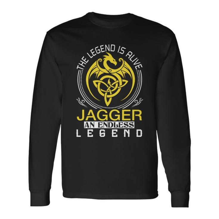 The Legend Is Alive Jagger Name Long Sleeve T-Shirt