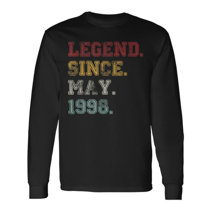 Legend Since May 1998 21St Birthday 21 Years Old Tshirt Long Sleeve T-Shirt T-Shirt