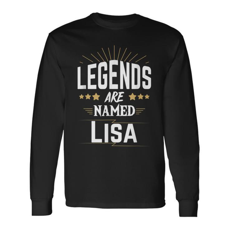 Legenden Heißen Lisa Langarmshirts
