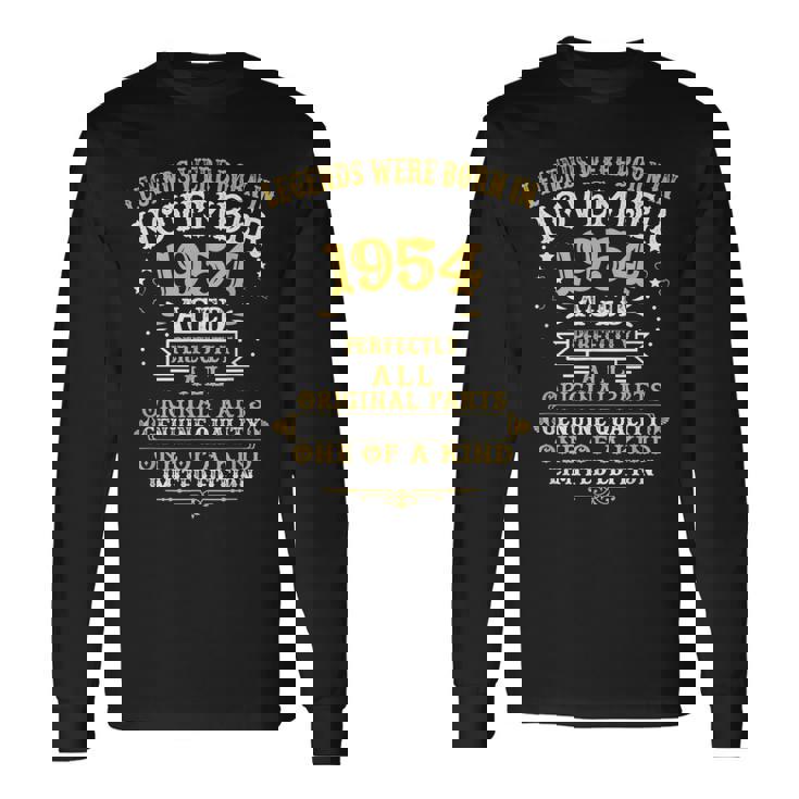 Legends Were Born In November 1954 68 Geburtstag Geschenke Langarmshirts Geschenkideen