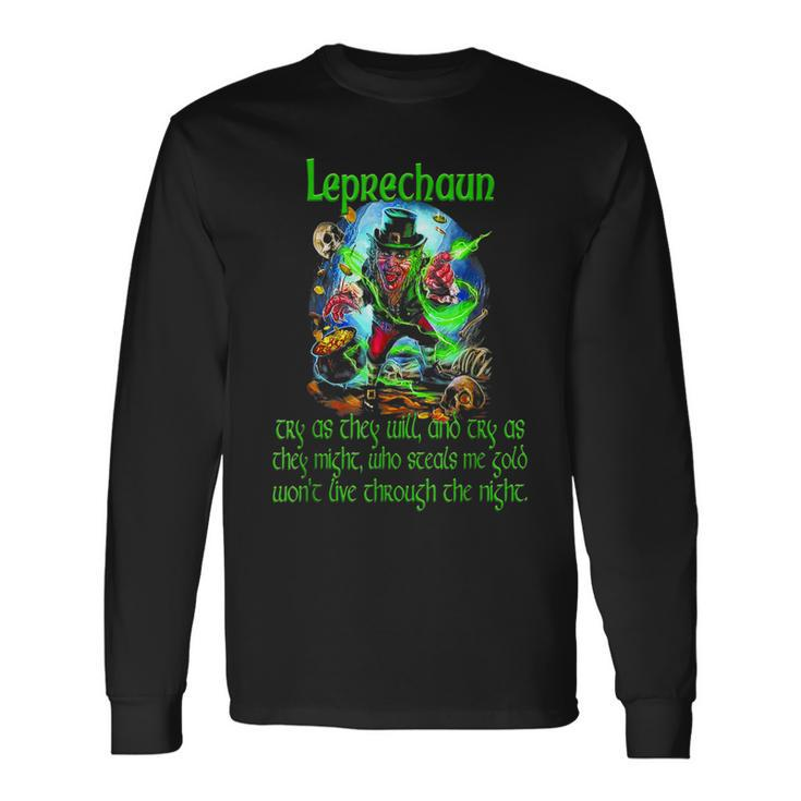 Leprechaun Horror Movie St Patricks Day Long Sleeve T-Shirt T-Shirt