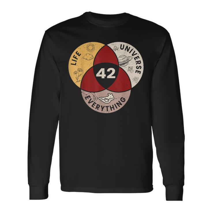 Life The Universe And Everything 42 Answer To Life Long Sleeve T-Shirt