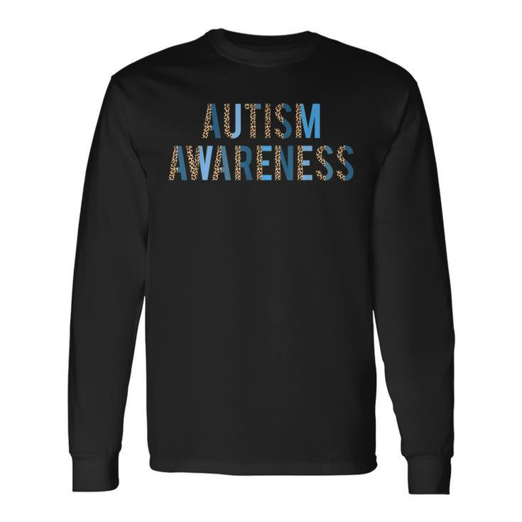 Light It Up Blue Puzzle Piece Autism Awareness Month Long Sleeve T-Shirt