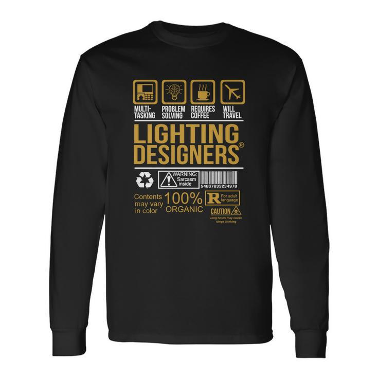 Lighting ers Men Women Long Sleeve T-Shirt T-shirt Graphic Print