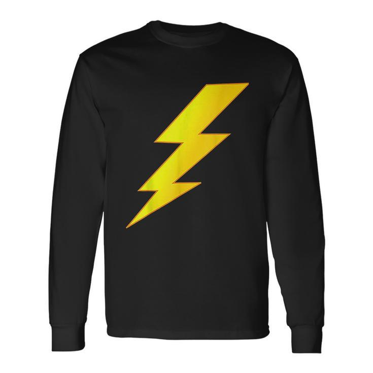 Lightning Bolt Last Minute Halloween Costume Men Women Long Sleeve T-Shirt T-shirt Graphic Print