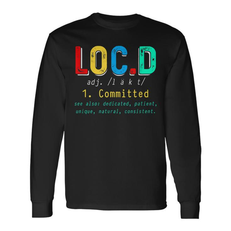 Locd Definition Black History Month African Afro Long Sleeve T-Shirt