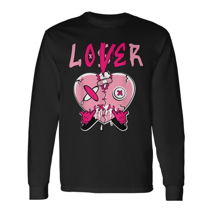 Loser Lover Heart Dripping Low Triple Pink Matching Long Sleeve T-Shirt T-Shirt
