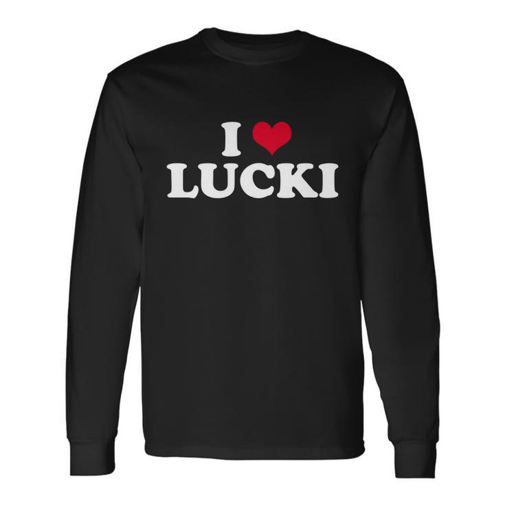 I Love Lucki V2 Long Sleeve T-Shirt