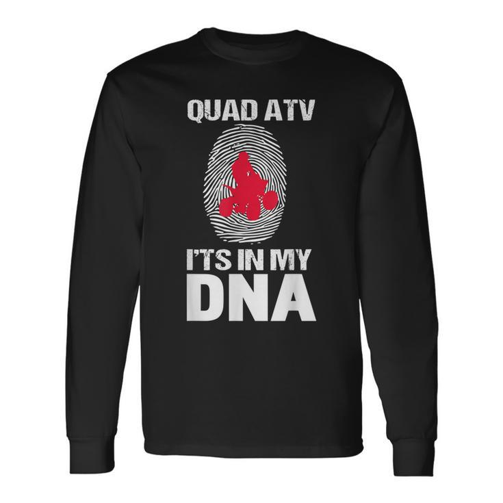 Lustige Quad Atv Dna Für Quad Atv-Liebhaber Langarmshirts Geschenkideen