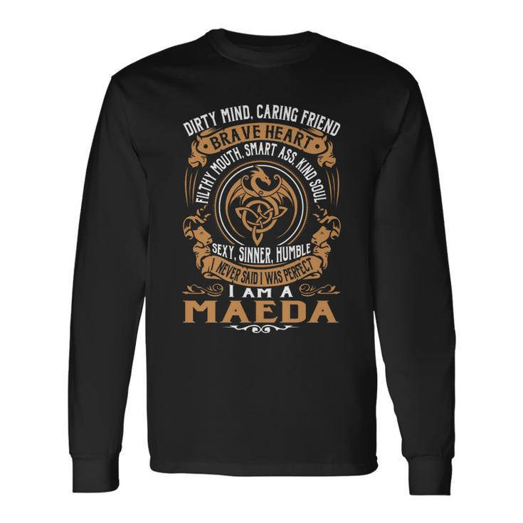 Maeda Brave Heart Long Sleeve T-Shirt