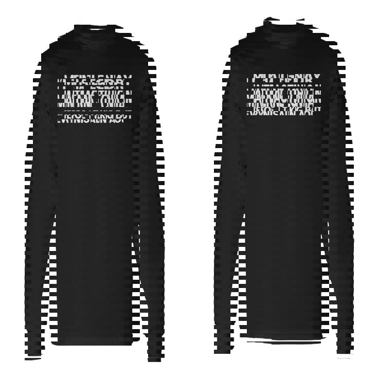 Maintenance Technician Job Title Maintenance Technician Long Sleeve T-Shirt