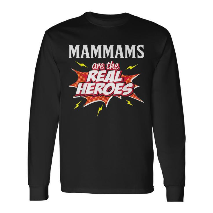Mammam Name Custom Grandmother Men Women Long Sleeve T-Shirt T-shirt Graphic Print