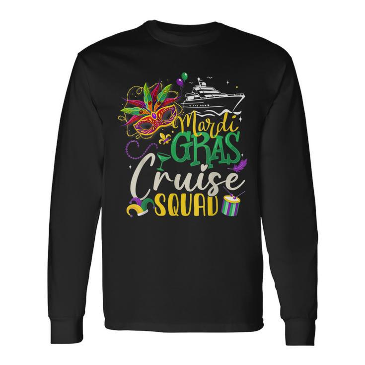 Mardi Gras Cruise Squad 2023 Matching Group Vacation V7 Long Sleeve T-Shirt