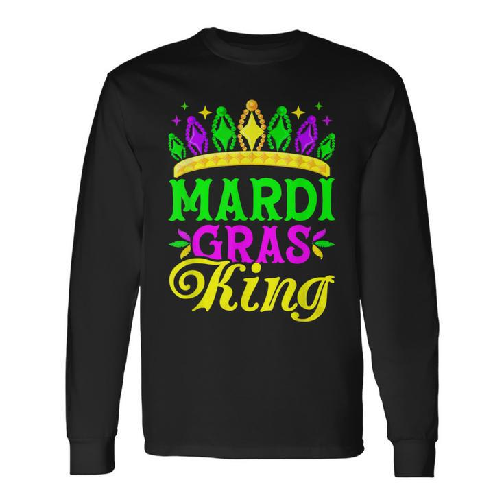 Mardi Gras King Carnival Festival Mardi Gras Graphic V2 Long Sleeve T-Shirt
