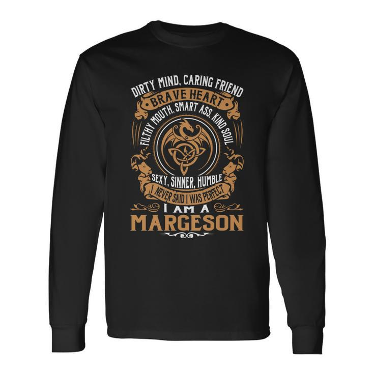 Margeson Brave Heart Long Sleeve T-Shirt