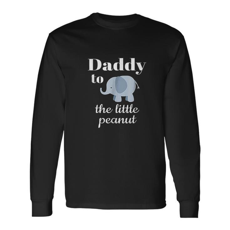 Matching Baby Shower Couples Elephant Daddy Peanut Men Women Long Sleeve T-Shirt T-shirt Graphic Print