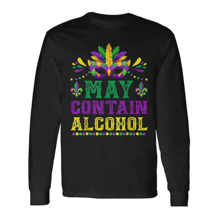 May Contain Alcohol Mardi Gras 2023 V2 Long Sleeve T-Shirt